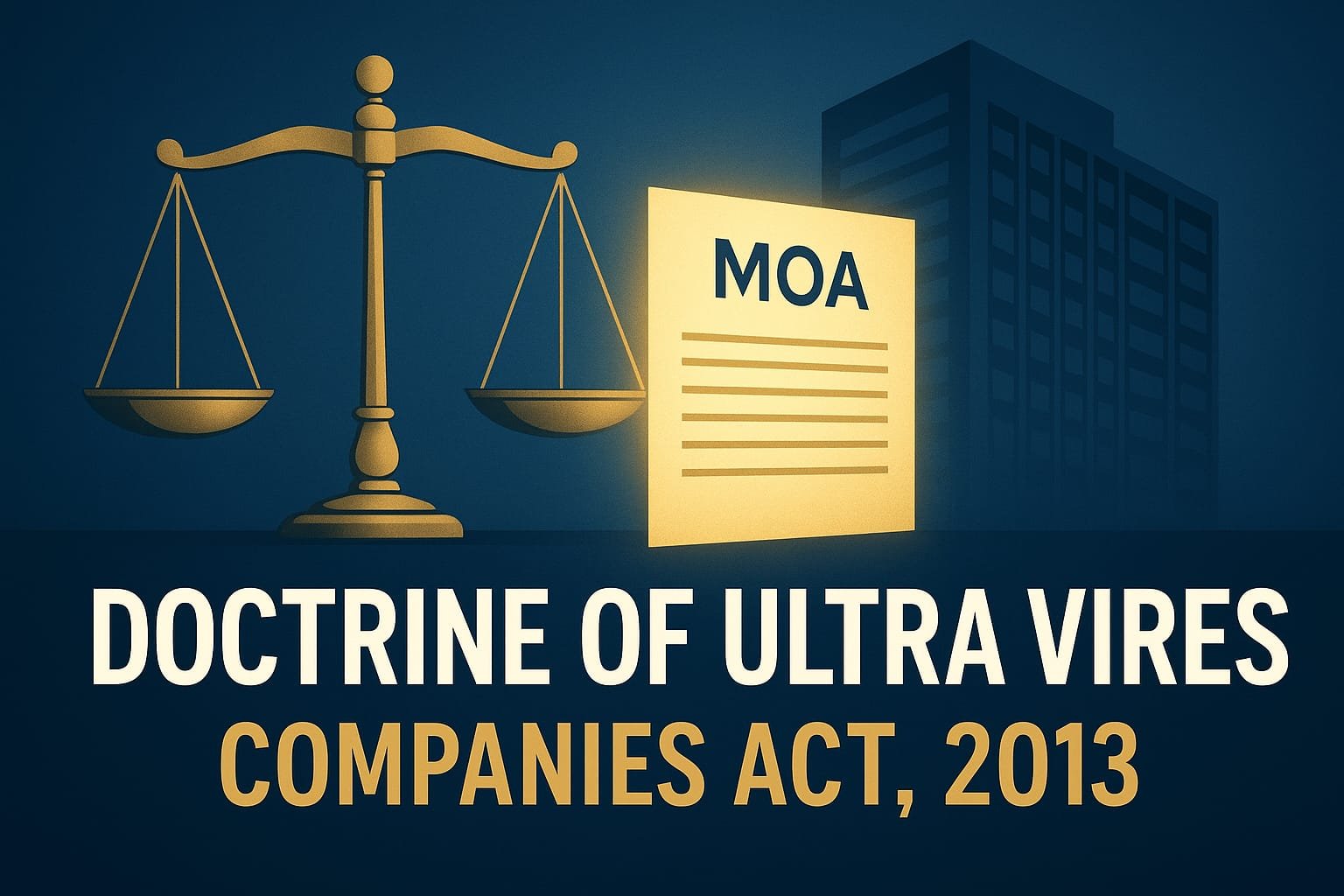 The Three Corporate Doctrines That Sound Complicated Until You Realize They’re Basically About Common Sense and Human Chaos : Doctrine of Ultra Vires, Constructive Notice and Indoor Management Explained